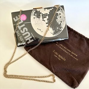 Kate Spade Book Clutch Disco Learn the Hustle